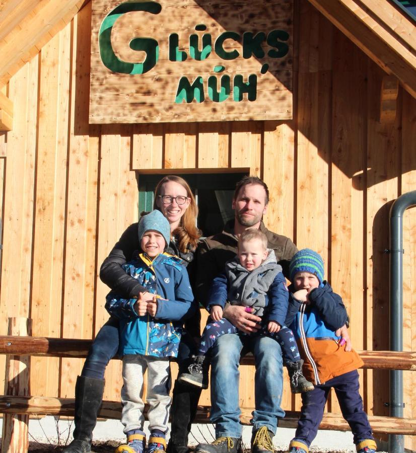 Gluecksmueh- Ferienhaus In Alleinlage Plus Bauernhoferlebnis Einach Zewnętrze zdjęcie